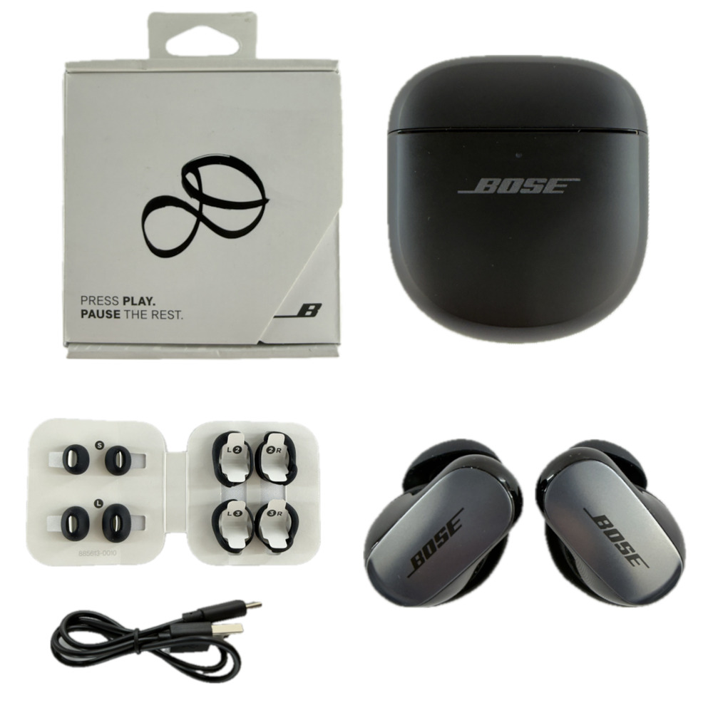 Bose QuietComfort Ultra Earbuds Black 2nd Gen Water Resistant New Open Box